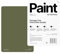 Hemway - Peel & Stick Sample for Our Premium Chalk Paint - Dark Moss Green | A5 Damage-Free, Accurate Colour Swatch | Easily Test Our Chalky Matt Shabby Chic Finishes for Interior Furniture & Walls