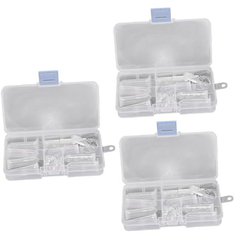 FOMIYES 3 Teiliges Brillenreparaturset Brillenreparaturset Mit Etui Optisches Reparaturset Kleine Schrauben Brillenreparaturwerkzeuge Brillenpinzette Winzige Schrauben