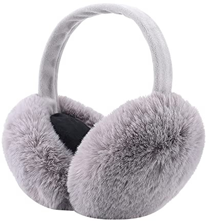 Winter Ohrenschützer Damen Plüsch Faltbare&Verstellbar Ohrenwärmer Mode Kunstpelz Weich Ohrenschutz Ear Muffs Ear Warmers for Damen
