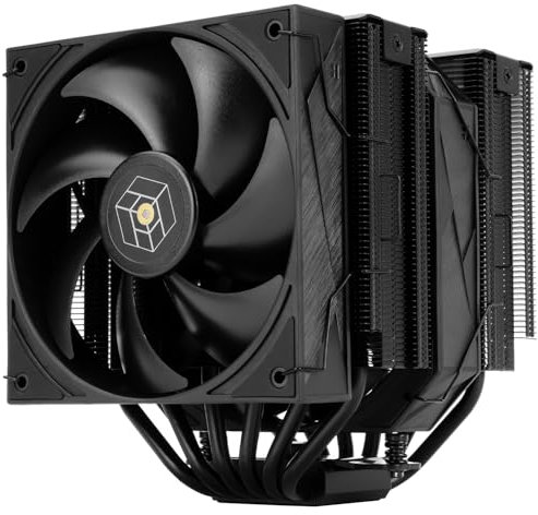 Thermalright Royal Pretor 130 Black CPU-Kühler,6 Heatpipes Kühlkörper CPU-Kühlung,TL-H12-X28 und TL-HD13-X28 Lüfter,kompatibel mit Intel LGA115X/1200/2011/1700/1851;AM4/AM5 Plattformen,Desktop-Tower-K