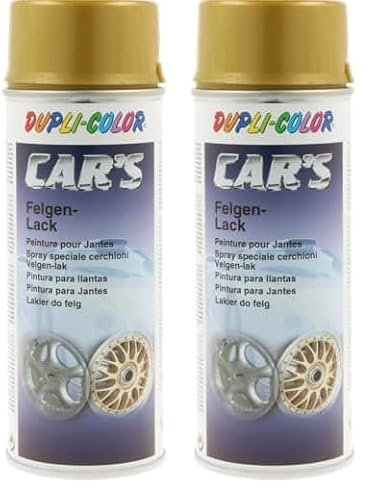 DUPLI-COLOR 385902 CAR'S Felgengold 400 ml, gold (Packung mit 2)