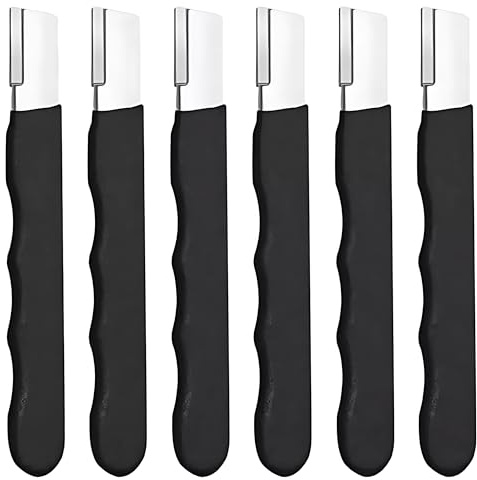 Pro Pruner Tool Blade Sharpener(6-Pack Black) - Premium Carbide Sharpener, Multipurpose, Loppers, Garden Shears,Ideal for PrunersKnives, Scissors & Hatchets, Ergonomic (6 Pack-Black)