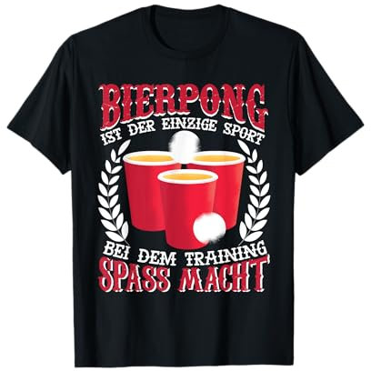 Bierpong Bier Trinkspiel Alkohol T-Shirt