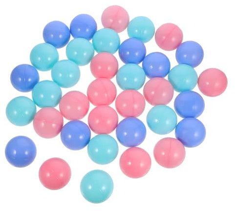 Toyvian Balones para Piscinas De Bolas Infantiles Macaron De 100 Piezas, Tamaño Mediano, Material Plástico Seguro, Colores Pastel, Juguete para Niños, Uso Parques Infantiles y Áreas De Juego