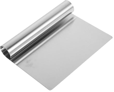 HOODANCOS Raschietto da Banco in Acciaio per Impasto Tagliapasta Affilato per Pizza e Dolci Utensile Versatile per Taglio e Pulizia in Cucina