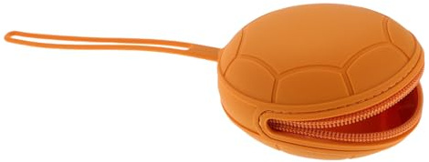 Tragbare Silikon Aufbewahrungsbox für Becher und Kleine Gegenstände, Orange | Kompakte Halterung zum Reisen, Einfache Ordnung und Schutz, Elegantes Schlichtes Design in Orange
