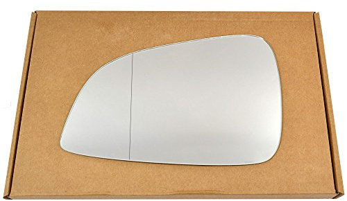 Less4spares Wing Mirror Glass Left Compatible with Vauxhall Astra H 2009-2010 STICK-ON Passenger Near Side with Blind Spot