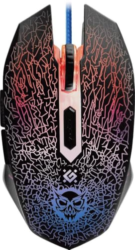 Defender GM-110L souris USB Optique 3200 DPI Droitier Noir - Souris (Droitier, Optique, USB, 3200 DPI, Noir)