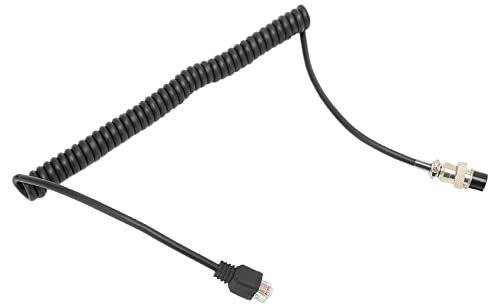 Microphones Mic Cable Cord Replacement for Yaesu FT-847 FT840 FT-1000 FT-2000 FT920 FT950 FT-DX5000 FT-DX900, 8 Pin to RJ45 Modular Microphone Adapter