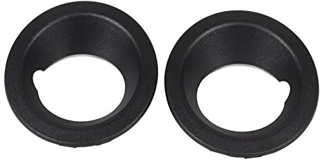 Nebelscheinwerfer Lampenabdeckung Blende Zierring 51113400912 Schwarz Ersatz für X3 E83 2004‑2006 (2 STÜCKE)
