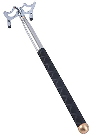 F Fityle Billard Queue Stick Brücke, Abnehmbarem Messing Brücken Kopf Brücke Halter Billard Zubehör, Versenkbare Billard Queue Stick für Billardtisch, Snooker, Spiel, Wettkampf