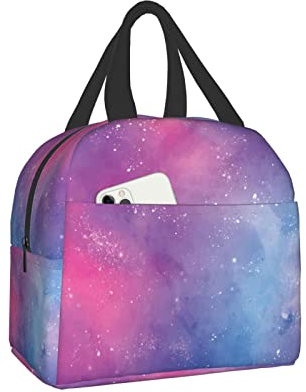 Stellar Sky - Bolsa de almuerzo aislada para mujeres y hombres, bolsa de almuerzo a prueba de fugas para niños y adultos, lonchera escolar, trabajo, viajes, color 5