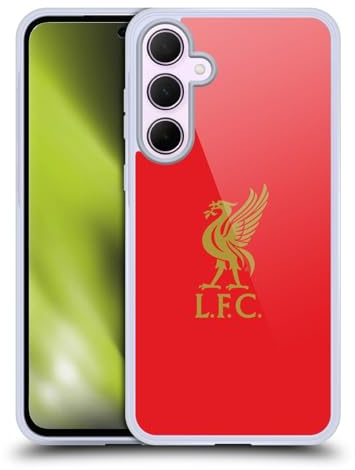 Head Case Designs Offizielle Liverpool Football Club Logo Gold Und Rot Liver Bird Gel Handyhülle Hülle [Militärischer Schutzgrad] Kompatibel mit Samsung Galaxy A35 5G