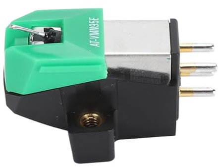 AT VM95E Dual-Moving-Magnet-Plattenspieler-Tonabnehmer-Ersatz, Hervorragende Klarheit, Leistungsstarke Tracking-Fähigkeit, Lange Lebensdauer mit Magnet-Tonabnehmernadel für
