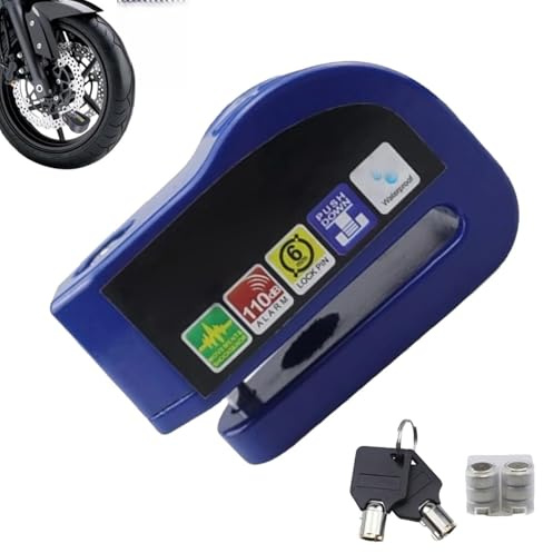 Disco de disco de motocicleta – Candado de disco de alarma para motocicleta, bloqueo de disco de disco eléctrico, cerradura de freno de disco para moto scooter