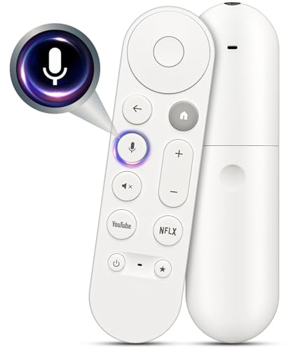 Voice Replacement Remote Control for Chromecast-Google-TV 4K/HD, for Google-TV-Streamer-Remote 4K