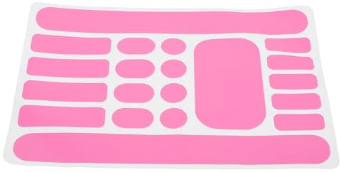 ABOOFAN Pegatina Protectora Adhesiva para Cuadro y Cadena de Bicicleta de Montaña y Plegable Película Transparente Resistente a Arañazos Accesorio de Protección para Pintura