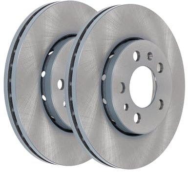 Febi bilstein 14404 Jeu de disques de frein (2 disques de frein) avant ventilé, nombre de trous 5