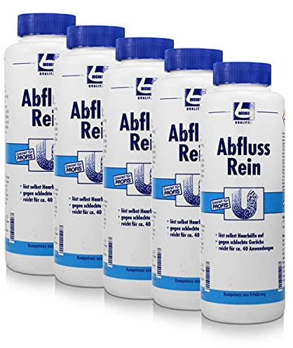 5x Dr. Becher Abfluss Rein 1 kg