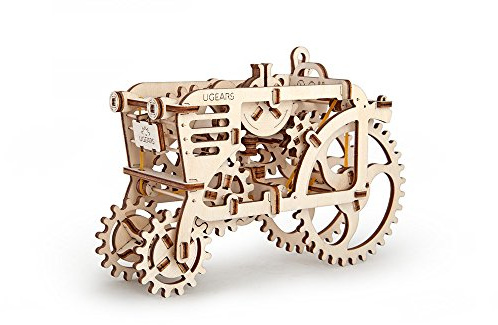 UGEARS 70003 Der Traktor mechanisches 3D-Puzzle, EIN hölzernes Rätsel für Kinder, Jugendliche und Erwachsene