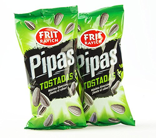 Frit Ravich - Semi di girasole grigliati senza sale, 2 confezioni da 160 g