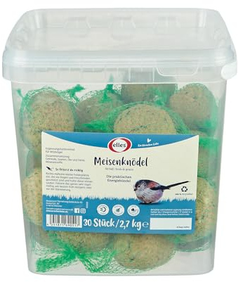 Meisenknödel (30 St) im Eimer mit Netz Ganzjahresfutter