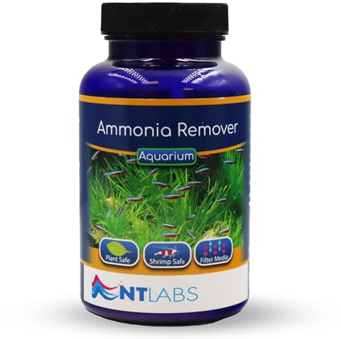 NT Labs Aquarium Ammonia Remover Zeolite Media (200g) | Instant zeolite-based ammonia removal improves water quality, reducing critical fish stress and unexpected fish loss.