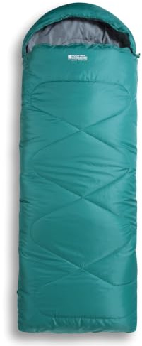 Mountain Warehouse Summit 250 3 Season Sleeping Bag | Snug & Cosy Mummy Shaped Bag with Two Way Zip for Easy Opening, Warm & Insulated for Comfort, For Camping & Sleepovers