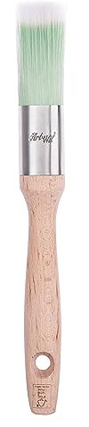 Pennello professionale ArtWil da 25 mm | Pennello per stucco | Pennello piatto | Pennello per vernice | Pennello da pittore | Pennello per pareti | A base di olio e a base d'acqua | Pittura