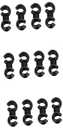 BESPORTBLE 60stücke Haken Clips Für Fahrradzubehör Kabelhalterung Für Brems Und Schaltzüge Schwarz Optimal Für Mountainbike Rennrad Und Stadtfahrräder Einfaches Kabelmanagement Und