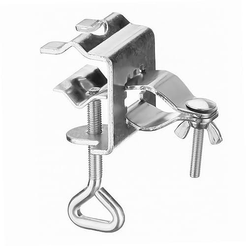 Alnicov Outdoor Parasol Clip Parasol Fixed Clamp Bracket Portable Umbrella Clips for Railings Patios Tables and Chairs