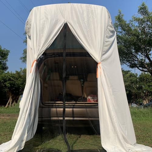 SUV Tent Van Camping Nomadic Camper Sleeping Take Shower or Change Clothes in Vehicle Water-Repellent and Lightweight Portable Bag Set up Size: L.W.H: 148x148x230