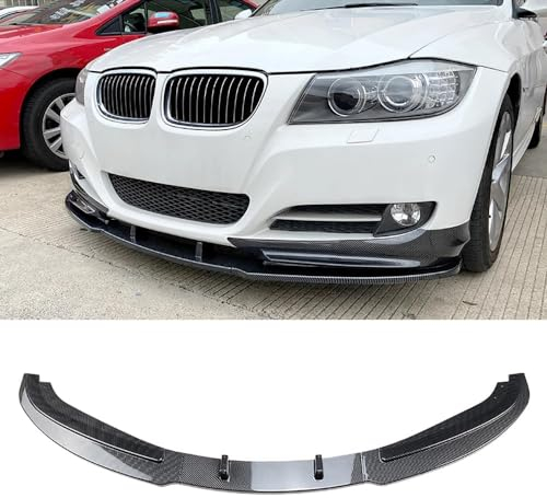 Auto Frontlippe Frontspoiler für BMW 3er E90 E91 2009 2010 2011 2012 Frontschürze Lippe Auto Frontlippe Spoiler Separator Diffusor Guard Protector Kits,normal-Carbon Fiber