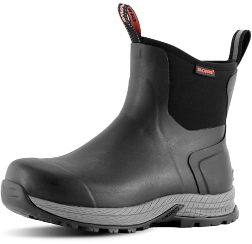 Showave Excursion Men's Rain Boots Waterproof Cushioned Rubber Huting Boots