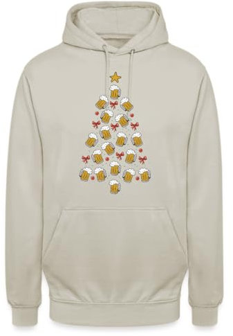 Unibly Chope de Noël - Pull à capuche de Noël, Pierre naturelle, M