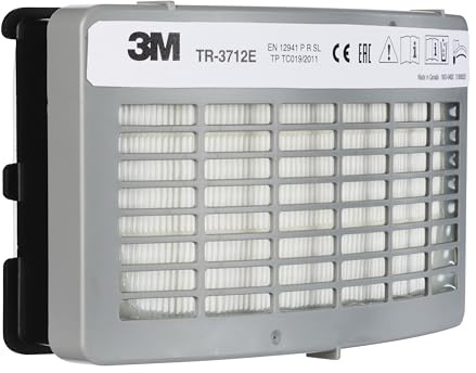 3M Filtre à particules, TR-3712E, 1 unité | pour appareil respiratoire à ventilation assistée 3M Versaflo