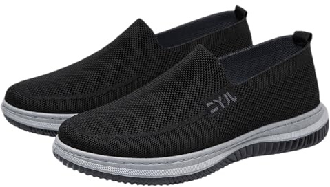 Generisch Zapatos casuales ortopédicos para hombre verano zapatos planos ligeros malla transpirable zapatillas antideslizantes zapatos de vela para hombres de moda zapatos individuales cómodos pies