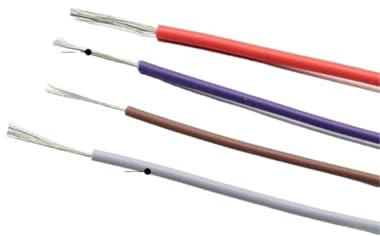 WQBQXNY Cable de Cobre estañado con Revestimiento de PVC UL1007 de 2 m/5 m, 16/18/20/22/24/26/28/30(Black,2m,18 AWG)