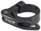 Azarxis Cierre de sillín Abrazadera para Tija de Sillín para Bicicleta con Palanca de Liberación Rápida para Bici de Montaña Carretera MTB 28,6mm /31,8mm /34,9mm (Negro, 28.6mm)