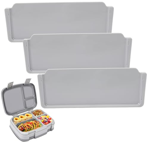 Axlksia 3 Pcs Silicone Lunch Box Dividers Compatible with Bentgo Fresh, Modern & Pop Models, Replacement Bento Box Dividers for Bentgo Adult LunchBox
