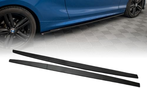 MpTuned BMW F22 Seitenschweller schwarz glänzend für BMW 2er Serie 2014–2021 Coupé 2-türig 218i 220i 230i 240i m240i 218d 220d 230d 240d m240d
