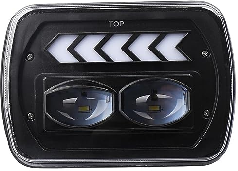 SEWOART Faros Led De Luz Alta y Para Suv Función De Señal De Faros Delanteros Para Vehículos Diseño Duradero Para Nocturno Carretera