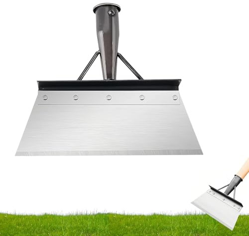 LNSYSNS Vanga da Giardino, Multifunzionale Raschietto per Erbacce 30 x 11 cm Senza Manico in Legno, Pala per Pratox per Erbacce e Muschio, Rimozione Del Ghiaccio, Casa, Agricoltura, Esterno