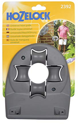 HOZELOCK - Universal Hose Guide : Helps to Guide your Hose Around Hard Wearing Corners, Easy to Install (Houses, Garages, Sheds), Prevents Hoses from Twisting and Tangling [2392P0000] Multi