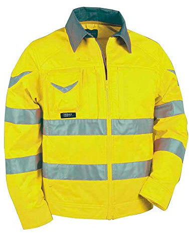 Cofra V018 – 0-00.z54 chaquetaADVERTENCIA tamaño en amarillo/antracita, 54