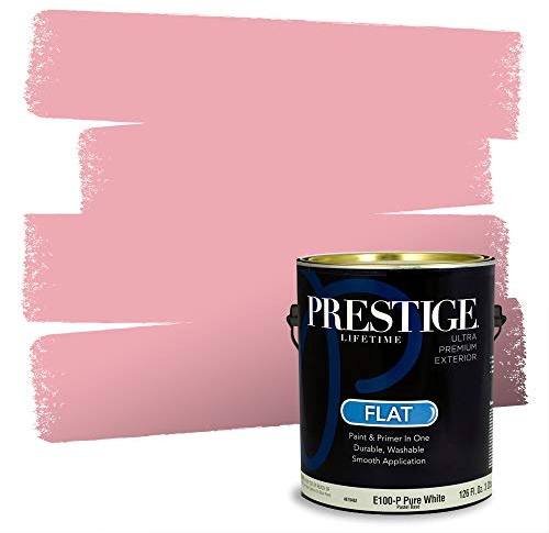 PRESTIGE Exterior Paint and Primer in One, Pale Persimmon, Flat, 1 Gallon