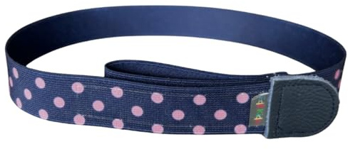Ed&Kids Kindergürtel Ohne Schnalle Punkte blau rosa