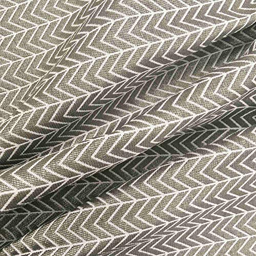 Kt KILOtela - Polsterstoff - Dekostoff - Jacquard - 280 cm breite - Meterware ab 0,5 m - Preis gilt für 0,5 m | Pointes - Braun