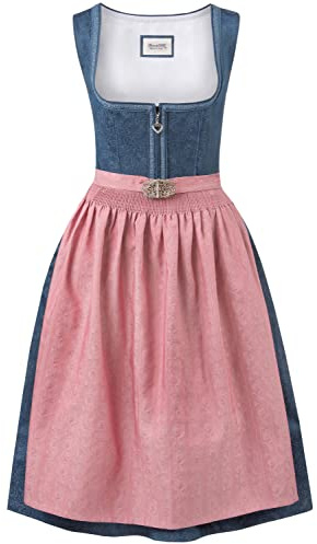 Stockerpoint Damen Roseline Midi Dirndl (1er Pack)