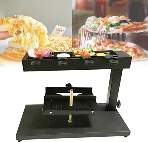GZYHDC Electric Raclette Cheese Melter Machine, Stainless Steel Cheese Grill Melting Warmer, Heating Evenly, Easy to Install, Cheese Clip Adjustable Angle for Makes Swiss Style Cheese Sauce